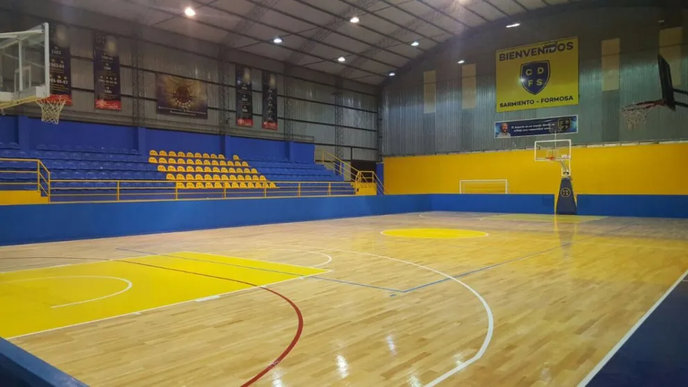 Estadio del Club Sarmiento en la capital formoseña