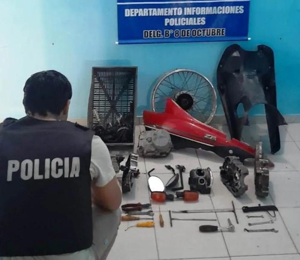 Desarticularon un taller clandestino dedicado al desarme de motos robadas |  GuauFormosa