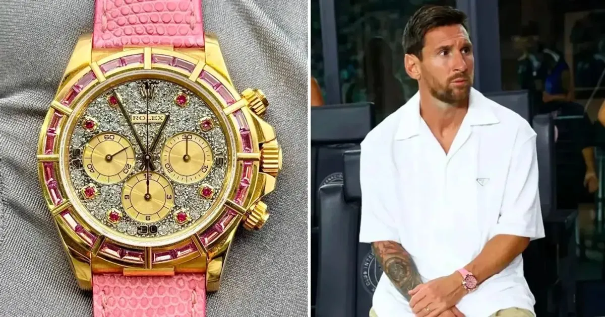 El reloj rosa de Lionel Messi te va a dejar en shok y solo existen 10 ...