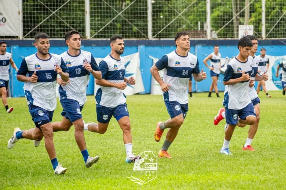 FOTO: San Martín no pierde tiempo y se encuentra en plena pretemporada en su estadio del barrio San Francisco.