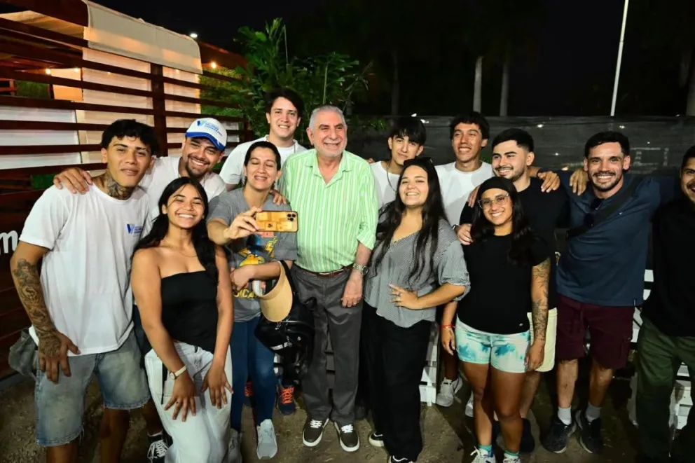 El intendente Jofré junto a la agrupación Valores Ciudadanos Clorinda.