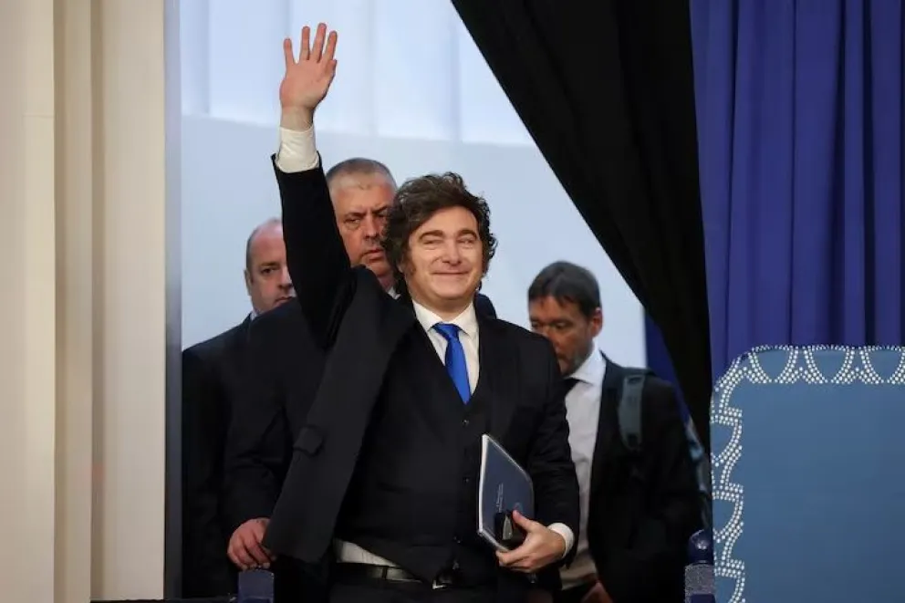 JAVIER MILEI RATIFICANDO SU ALIANZA CON ESTADOS UNIDOS E ISRAEL