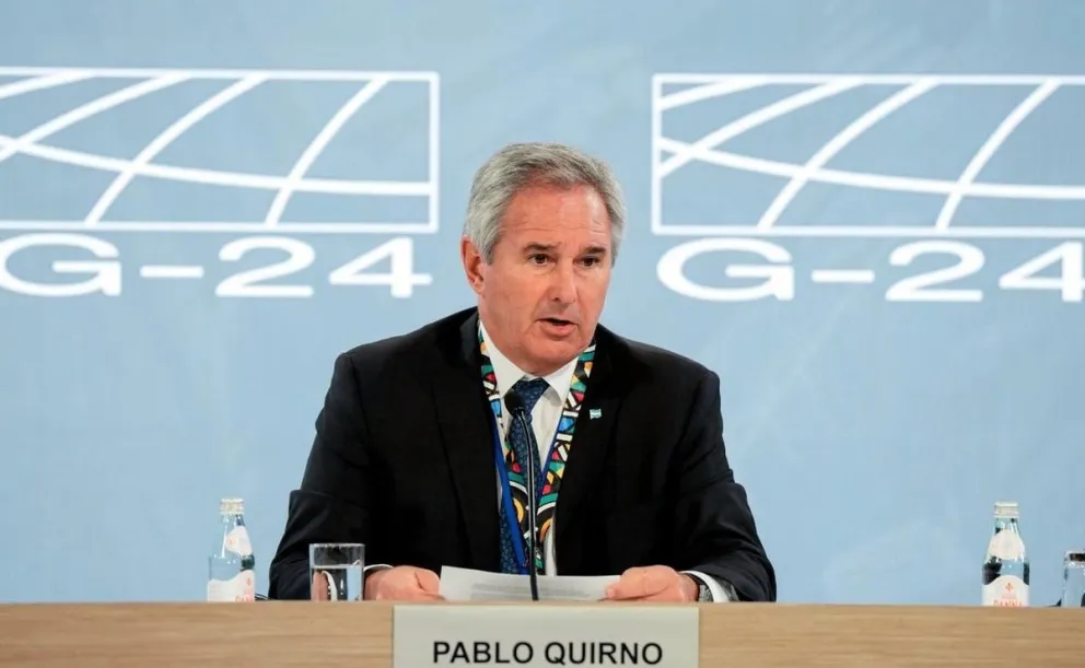 Canciller Argentino Pablo Quirno 