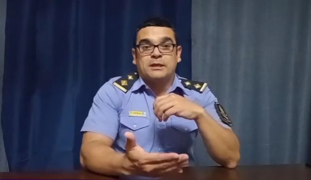 El comisario Castillo, dependiente de la Unidad Regional 2.