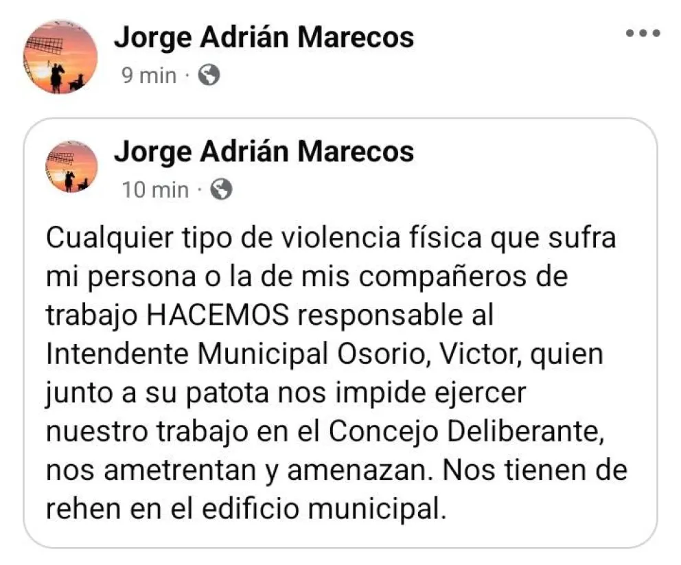 Tensión en Mayor Villafañe: intendente destituido y trabajadores en medio de una crisis institucional