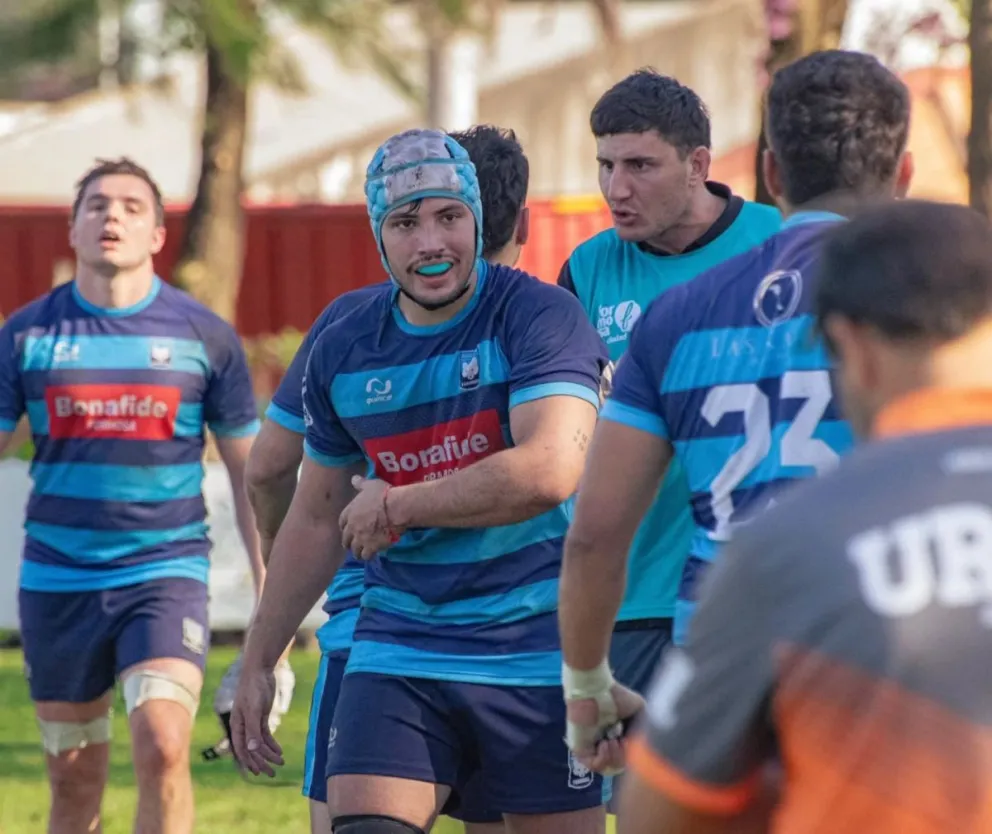 FOTO: Aguará en plena acción en el Regional de Rugby. 